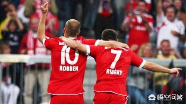 拜仁里贝里和罗本阵容